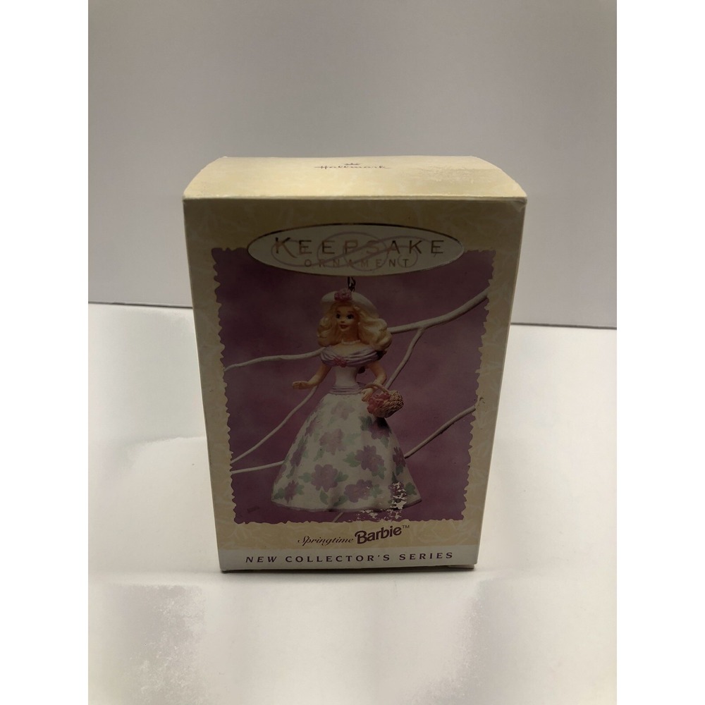 New Hallmark Keepsake Ornament Springtime Barbie, Easter Collection, 1995